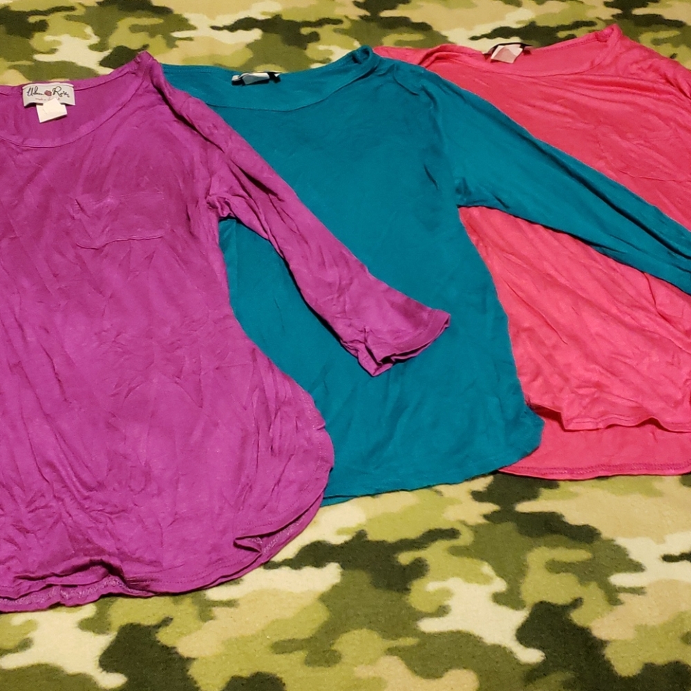 Combo 3/4 sleeve shirts